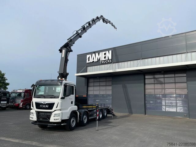 Vrachtwagen met kraan MAN TGS 35.470 TGS 35.470 8X2-6 BL Oprijwagen + HIA...