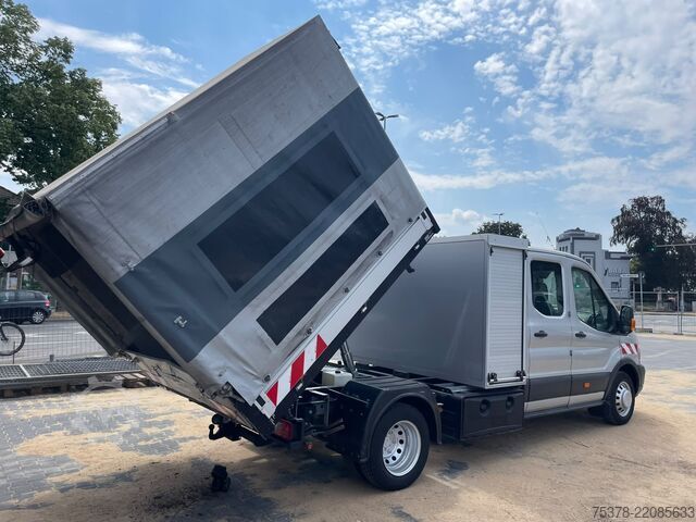 φορτηγό ανατρεπόμενο βαν Ford Transit Kipper aus 1.Hand+Klima+AHK+EU5