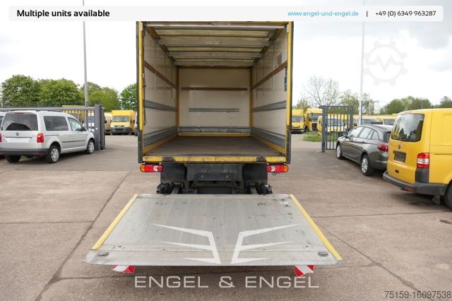 Sandučar iveco EuroCargo ML 75 E 16 P LBW LUFT AUTOMATIK EURO-5 Koffer-Innenlänge 5,5m