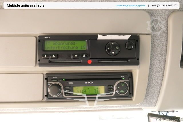 Sandučar iveco EuroCargo ML 75 E 16 P LBW LUFT AUTOMATIK EURO-5 Koffer-Innenlänge 5,5m
