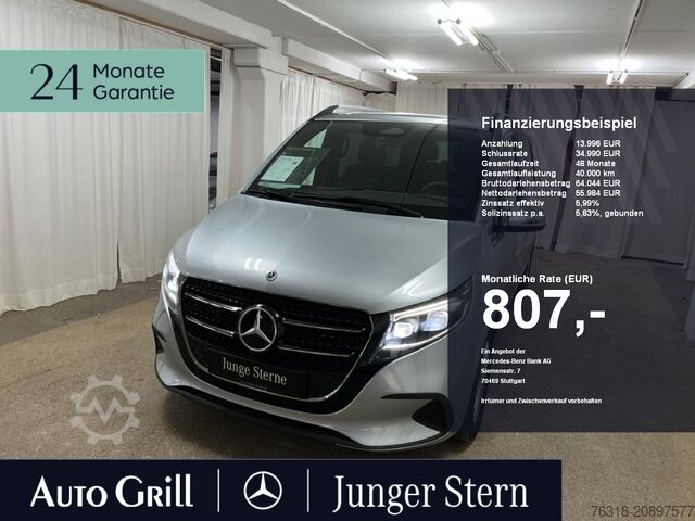 Minibús Mercedes-Benz V 250 d lang Style Plus AHK Multibeam Distr