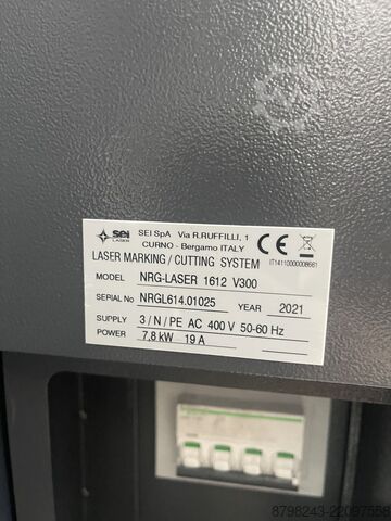 Stroj na řezání látek sei laser NRGL 614