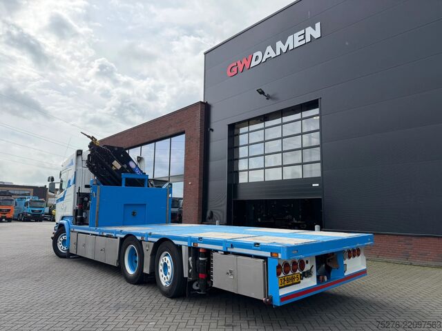 Vrachtwagen met kraan Scania R450 6x2 HMF 5020-K7+2 ,Winch Euro 6