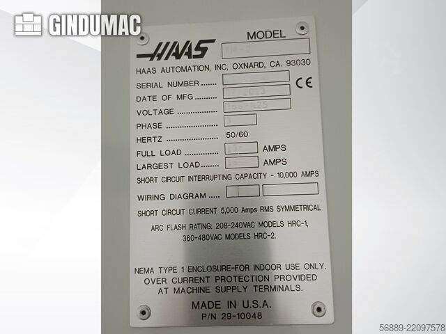 HAAS HAAS TM-2P HAAS HAAS TM-2P