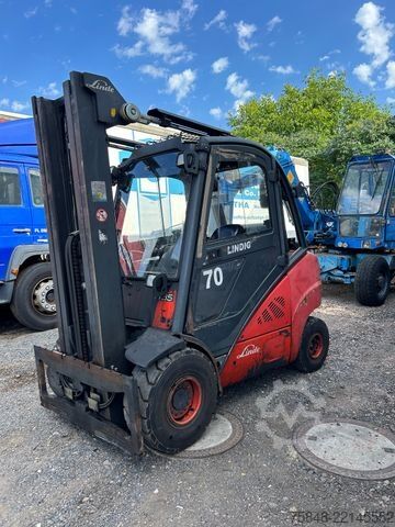 Frontlastare truck LINDE 2 x vorhanden Linde H35T Gas