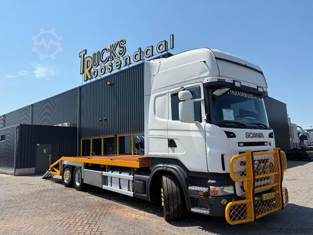 Furgón portacoches Scania R 480 6X2 + 3 PEDALS + STUURAS + EURO 5 + ALU O...
