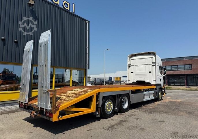 Furgón portacoches Scania R 480 6X2 + 3 PEDALS + STUURAS + EURO 5 + ALU O...