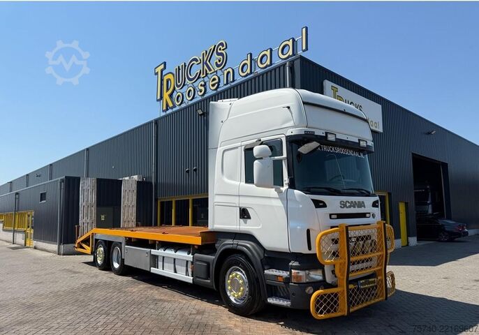 Furgón portacoches Scania R 480 6X2 + 3 PEDALS + STUURAS + EURO 5 + ALU O...