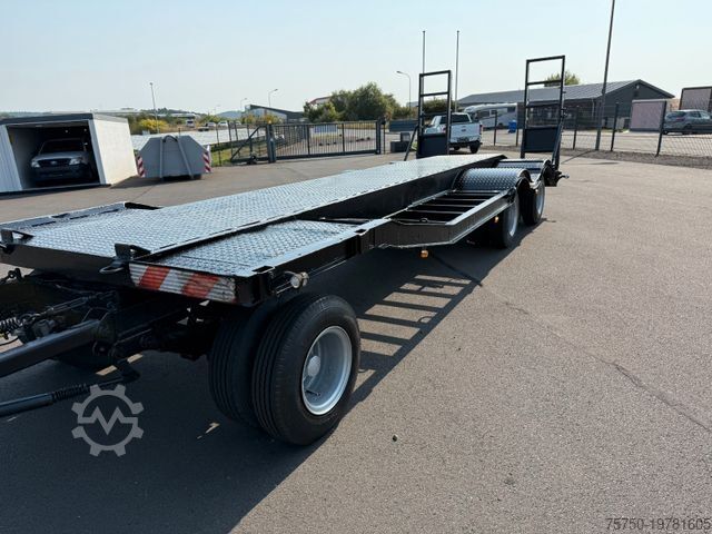 Dieplader oplegger BUNGE TL 16 Z Spezial Tieflader 22 to Blattfederung