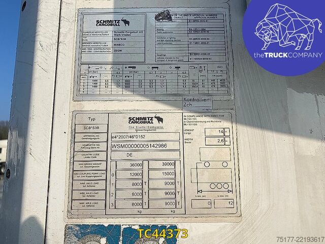 Hűtött/fagyasztott szállítás Schmitz Cargobull SKO 24/L
