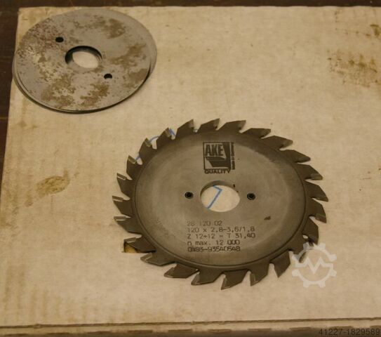 Cirkelzaagbladen 120 x 2.8-3.6 AKE zweiteilig, vertsellbar