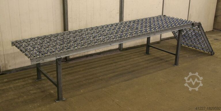 Rollenbaan 4,0 m Stahl Rollenbreite 800 mm