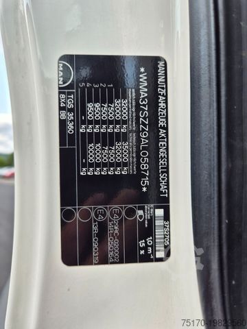 Teherautóra szerelt daru MAN TGS 35.360 8x4 BB Gormach 91000 TECH Funk