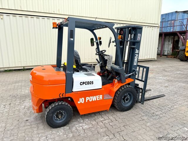 Voorlader vorkheftruck  JQ Power CPCD25 / 2.5T Diesel / Sideshift / 2026