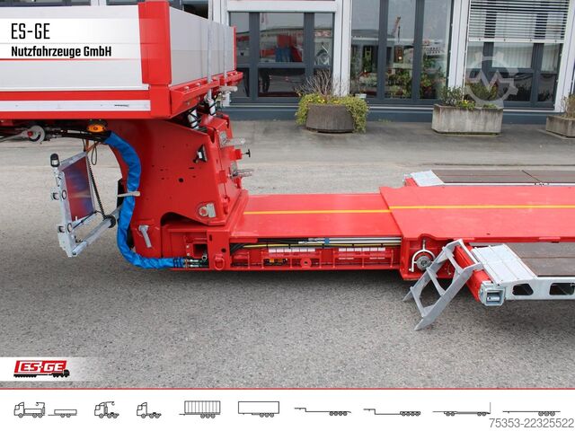 Low loader semitrailer FAYMONVILLE Megamax Tiefbett 2x10 t