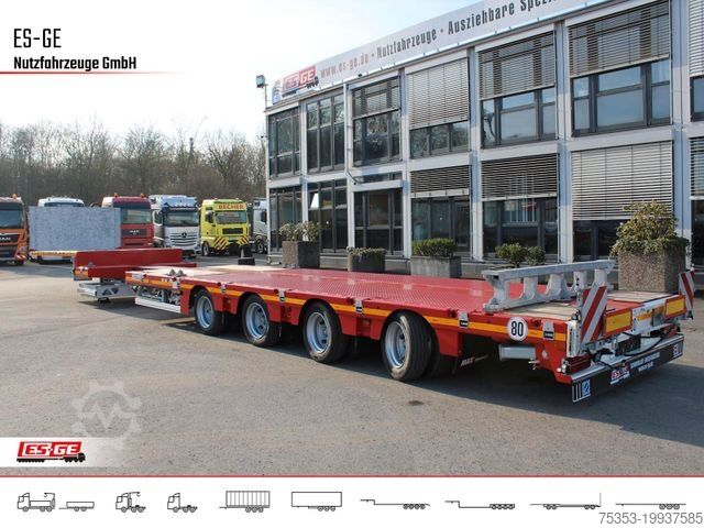 Dieplader oplegger FAYMONVILLE MAX Trailer MAX100 Semi-Tieflader