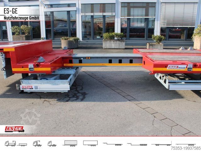 Dieplader oplegger FAYMONVILLE MAX Trailer MAX100 Semi-Tieflader
