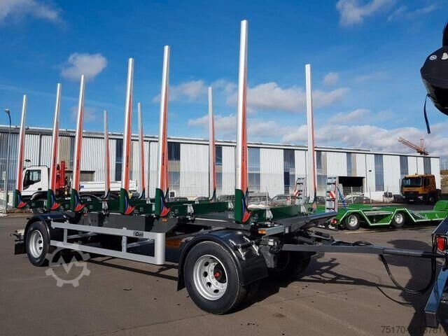 Timber transporter Ebert KHA 18 Kurzholz-Anhänger NEU
