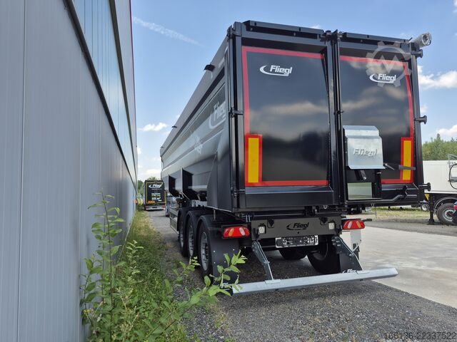 Kippers oplegger Fliegl 3-Achs Stahlkipper 50m³ light Master