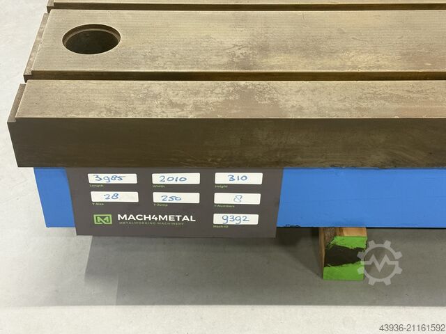 Placa de fixação com ranhuras em T STOLLE - DT4-2 Stolle DT4-2