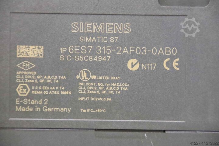 Kompaktowy procesor Siemens 6ES7 315-2AF03-0AB0