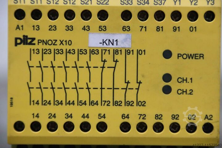 Relè di sicurezza pilz PNOZ X10.1 24VDC 6n/o 4n/c 3LED