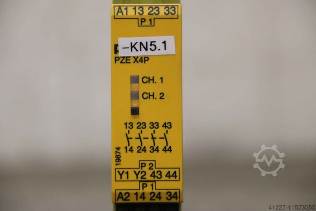 Veiligheidsrelais pilz PZE X4P 24VDC 4n/o