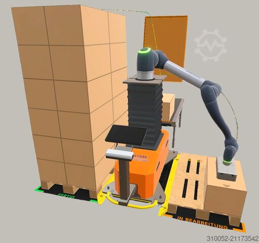 HYDRA kollaborativ palleteringsrobot FJ Mayer HYDRA cobot palletizer