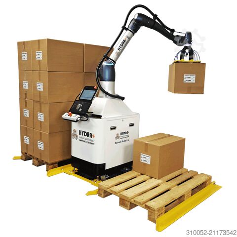 HYDRA kollaborativ palleteringsrobot FJ Mayer HYDRA cobot palletizer