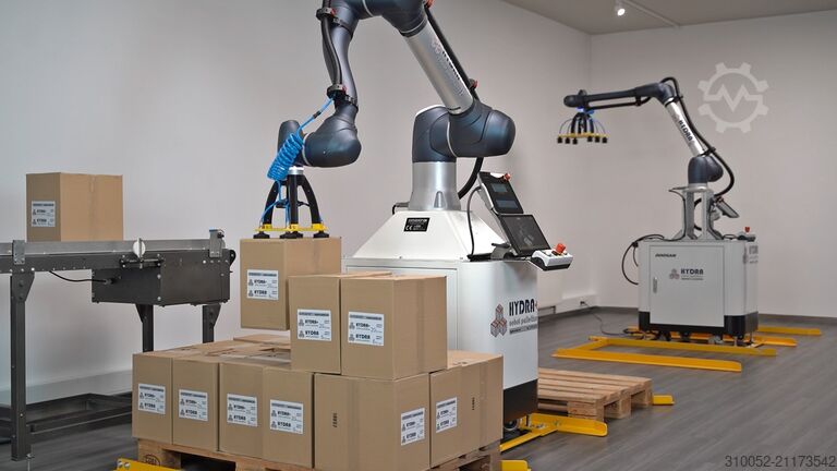 HYDRA kollaborativ palleteringsrobot FJ Mayer HYDRA cobot palletizer