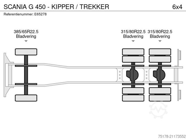 Kipper SCANIA G 450 - KIPPER / TREKKER