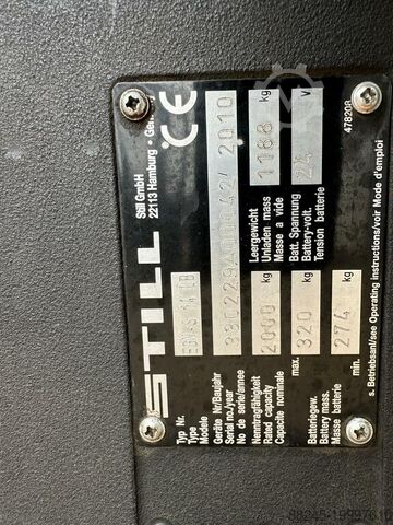 VS-22376 Empilhador elétrico triplex Still EGVS14LB elevação inicial de 4940mm STILL EGVS14LB