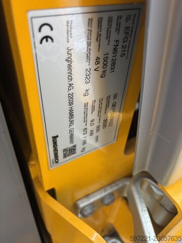 Elektromos – 3 kerék Jungheinrich EFG 215