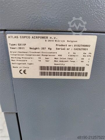 Screw compressor S015319 Atlas Copco GX11P