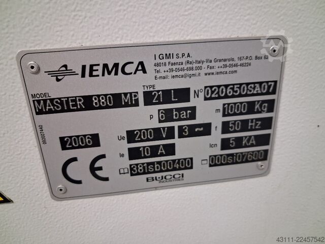 Caricatore di barre IEMCA MASTER 880 MP/21L