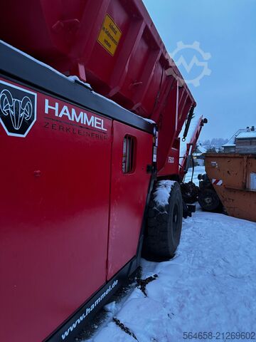 To-akset shredder Hammel 750 D