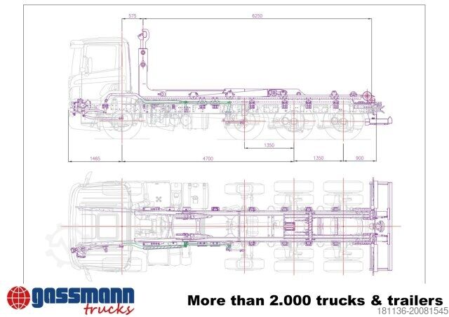 Haakarm vrachtwagen Titan 22-60-S Abrollanlage