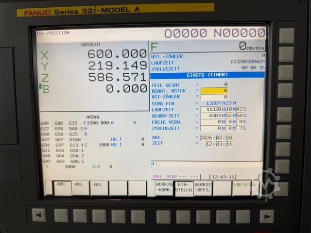 Horizontal-Bearbeitungszentrum Doosan HC 400