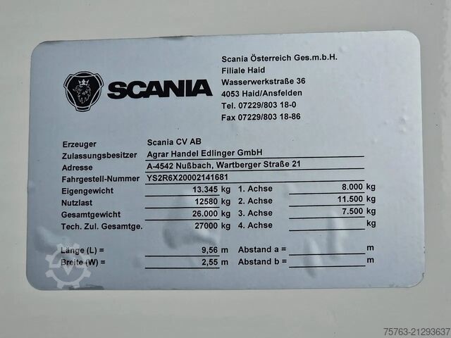 Kamion za otkači Scania R500 NGS 6x2*4 - Food tipper 4 compartments - L...