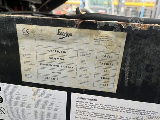 Electric 4-wheel forklift Linde E35L