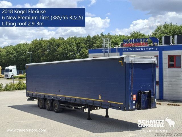 Semiremorcă deschisă cu prelată Kögel Curtainsider Mega
