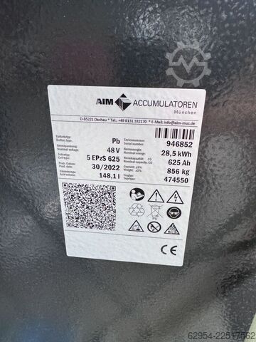 Baterie de acționare AIM 48V Batterie 625 AH Bj.2022 Kapazität 85%