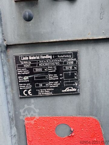 Stivuitoare GPL Linde H 30 T Triplex Kabine