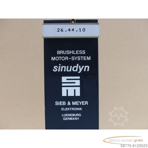 Komponent Sieb & Meyer Sieb  Meyer 26.44.0010.3 Brushless Motor-System