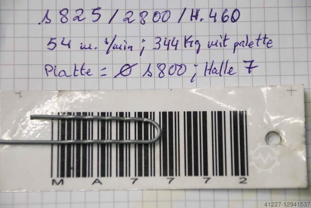 Palletwikkelaar draaitafel Spinny Ø 1800 mm 11 U/min