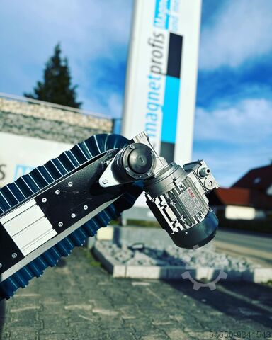 Gehoekte transportband L Transportband Transportsysteem die magnetprofis 