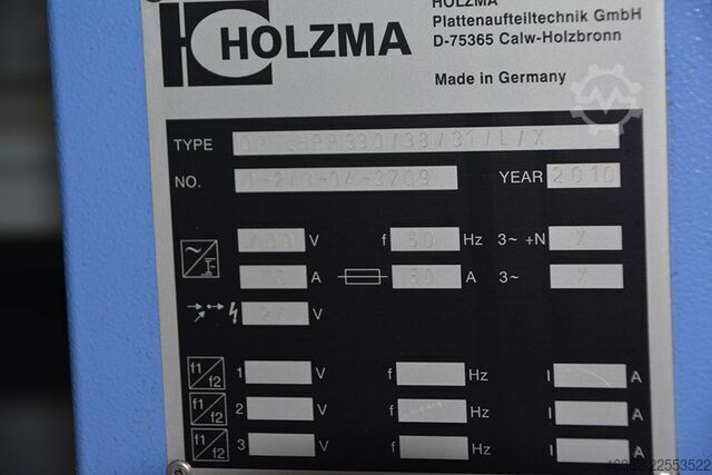 6559 - Πριονοκορδέλα πάνελ HOLZMA HPP 380 HOLZMA HPP 380