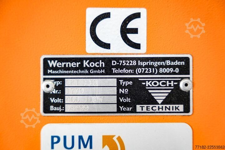 Materiaal droger Koch-Technik CKT 110