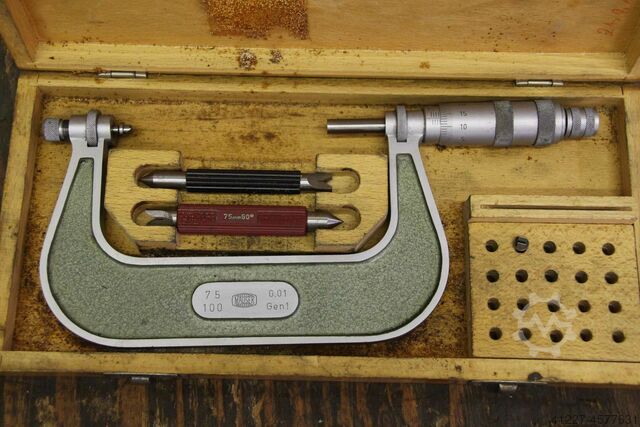 Micrometro per filetti Mauser 75-100 mm