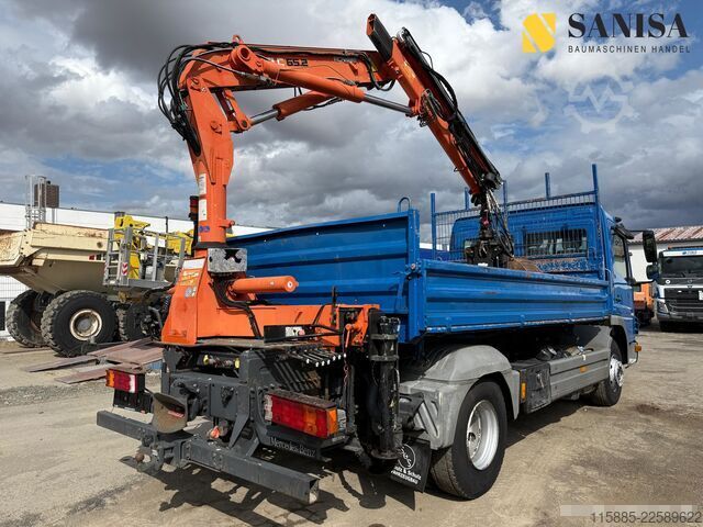 Camion basculante trilateral Mercedes-Benz Atego 818/918/MEILLER 3.S-Kipper/TEREX